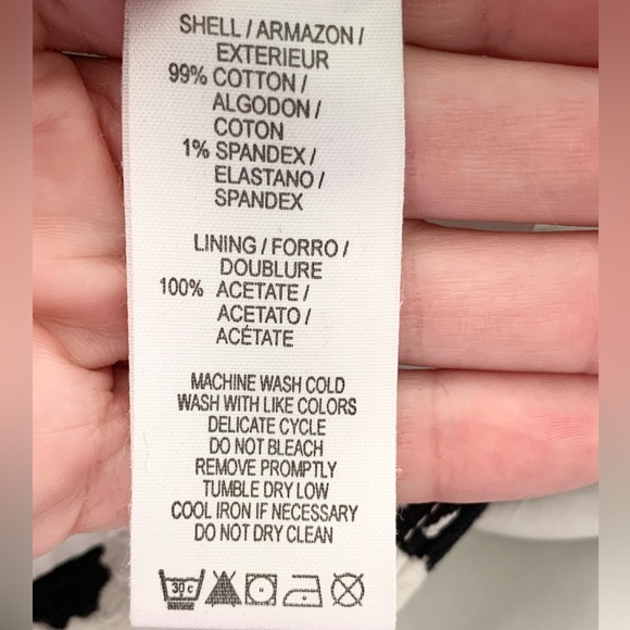 Mac & Jac Black and White Contrast Floral Print Topper Jacket - Picture 10 of 10